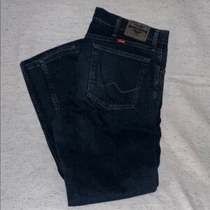Wrangler Men's Deep Indigo Relaxed Boot Jeans